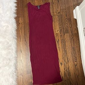 Maxi sundress burgundy
